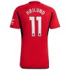 Maglia ufficiale Manchester United Hojlund 11 Casa 2023-24 per Uomo